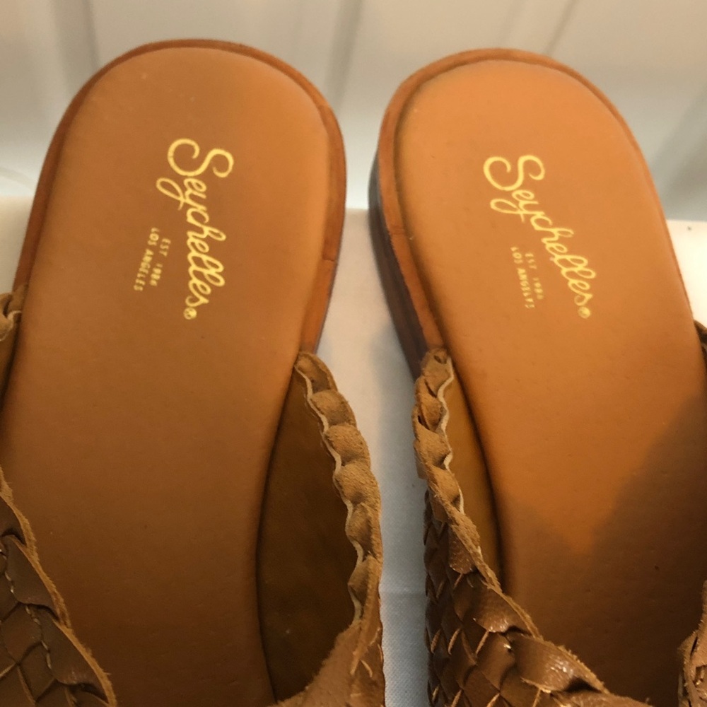 Seychelles Brown Woven Women's Loafers - Picture 3 of 5